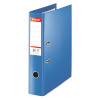 Esselte No. 1 Power Lever Arch File PP Slotted 75mm Spine Foolscap Blue Ref 48085 [Pack 10]