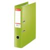 Esselte No. 1 Power Lever Arch File PP Slotted 75mm Spine Foolscap Green Ref 48086 [Pack 10]