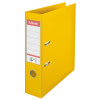 Esselte No. 1 Power Lever Arch File PP Slotted 75mm Spine A4 Yellow Ref 811310 [Pack 10]