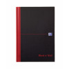 Black n Red A5 Casebound Hardback Single Cash Book Pack of 5 100080414