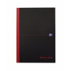 Black n Red A4 Casebound Hardback Notebook Smart Ruled 100080428