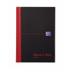 Black n Red A6 Casebound Hardback Notebook 192 Pages Pack of 5 100080429