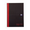 Black n Red A5 Casebound Hardback Ruled Recycled Notebook 192 Pages Pack of 5 100080430