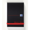 Black n Red A7 Casebound Elasticated Notebook 192 Pages Plain Pack of 10 100080540