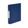 Elba Ring Binder PVC 2 O-Ring Size 25mm A5 Blue Ref 100082443 [Pack 10]