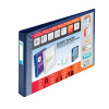 Esselte Binder A3 4 O-Ring 25mm Landscape Polypropylene Blue 68735