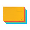 Elba Strongline Foolscap Assorted Document Wallet Pack of 25 100090138