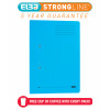 Elba Strongline Foolscap Bordeaux Spring Pocket File Pack of 25 100090149