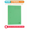 Elba Strongline Foolscap Bordeaux Spring Pocket File Pack of 25 100090149