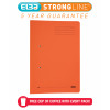 Elba Strongline Foolscap Bordeaux Spring Pocket File Pack of 25 100090149