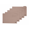 Elba Foolscap Blue Midweight Tabbed Folder Pack of 100 100090234