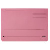 Elba Document Wallet Half Flap 285gsm Capacity 30mm Foolscap Orange Ref 100090241 [Pack 50]