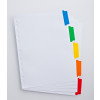 Avery ReadyIndex Dividers L7451-5 A4 5-Part Plain Tabs Ref 1970501
