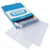 Rexel CKP Pocket Reinforced Green Strip Top-opening A4 Glass Clear Ref 12265 [Pack 100]