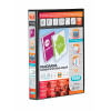Elba Panorama Presentation Ring Binder PVC 4 D-Ring 40mm Capacity A4 Red Ref 400008507 [Pack 6]