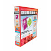 Elba Panorama Leverless Arch Binder PVC 2 Ring Size 40mm Red A4 Ref 400008955 [Pack 5]