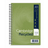 Cambridge Recycled A5 Wirebound Notebook Pack of 5 400020509