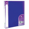 Concord Vibrant Ring Binder Polypropylene 2 O-Ring 25mm Size A4 Purple Ref 7118-PFL [Pack 10]