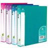 Concord Vibrant Ring Binder Polypropylene 2 O-Ring 25mm Size A4 Assorted Ref 7120-PFL [Pack 10]