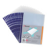 Rexel Nyrex Pocket Punched 4-Hole Half-size Extra Capacity 250 Sheets A4 Ref 13680 [Pack 5]