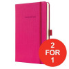 Sigel Conceptum Notebook Hard Cover 80gsm Ruled 194pp A5 Pink Ref C0573 [2 For 1] Jul-Sep 2017
