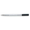 5 Star Office Ball Pen Clear Barrel Medium 1.0mm Tip 0.7mm Line Black [Pack 50] *2017 Mailer*