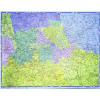 Map Marketing Sales and Marketing Map Unframed 12.5 Miles/inch Scale W830xH1200mm Ref UKM