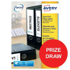 Avery Filing Labels Laser Lever Arch Ref L7171-100 [400 Labels] [Competition Offer] Jul-Sep 2017