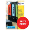 Avery Filing Labels Laser Lever Arch Assorted Ref L7171A-20 [80 Labels] [Competition Offer] Jul-Sep 2017