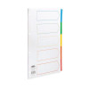 Avery ReadyIndex Dividers L7451-5 A4 5-Part Plain Tabs Ref 1970501