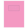 Silvine Exercise Book Plain 75gsm 80 Pages 229x178mm Pink Ref EX112 [Pack 10]