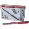 Pilot V5 Rollerball Pen Rubber Grip Needle Point 0.5mm Tip 0.3mm Line Red Ref BXGPNV502 [Pack 12]