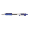 Zebra Z-Grip Retractable Ball Pen Metal Clip Medium 1.0mm Tip 0.6mm Line Blue Ref 22220 [Pack 12]