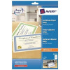Avery Certificate Paper 50percent Cotton A4 Green Border Ref C2426 [Pack 10]