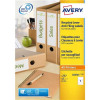Avery Filing Label Recycled 4 Per Sheet 192x61mm Ref LR4761-100 [400 Labels]