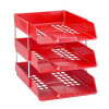 Avery Basics Letter Tray Stackable Versatile A4 Foolscap Red Ref 1132RED