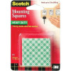 Scotch Mounting Squares Permanent Pre-Cut 25x25mm Ref 111 [Pack 4]