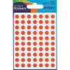 Avery Packets of Labels Diam.8mm Orange Ref 32-271 [560 Labels]