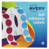 Avery Label Dispenser 13mm Diameter Blue Ref 24-609 [Roll 750]