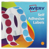 Avery Label Dispenser for Diam.13mm Orange Ref 24-612