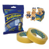 Sellotape Original Golden Tape Roll Non-static Easy-tear Large 25mmx66m Ref 1443306 [Pack 6]