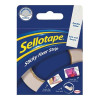 Sellotape Sticky Fixers Double-sided 12x25mm 140 Pads Ref 1445422 [Pack 6]