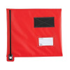 Mailing Pouch Flat A4 Plus Lockable Zip Red 355x 386mm