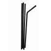 Black Straw Flexible 200mm [Pack 250]