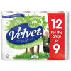 Triple Velvet Toilet Rolls White Ref 1102092 [Pack 12]