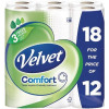 Triple Velvet Toilet Rolls Ref 4014141 [Pack 12 Plus 6 FREE]