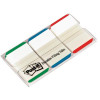 Post-it Index Filing Tabs Strong Flat 51x38mm Six Each of 4 Colours Assorted Ref 686-PLOY [Pack 24]