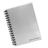 Pukka Pad Notebook Wirebound Hardback Perforated Ruled 90gsm 160pp A5 Silver Ref WRULA5 [Pack 5]