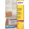 Avery Weatherproof Shipping Labels Laser 4 per Sheet 99.1x139mm Ref L7994-25 [100 Labels]