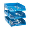 Avery Basics Letter Tray Stackable Versatile A4 Foolscap W278xD390xH70mm Blue Ref 1132BLUE